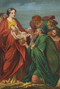 賢者の礼拝 作： Carlo Maratta or Maratti